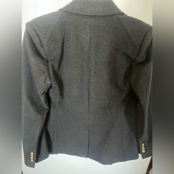 Express Blazer- Black with Gold Button detail. - Picture 3 of 4